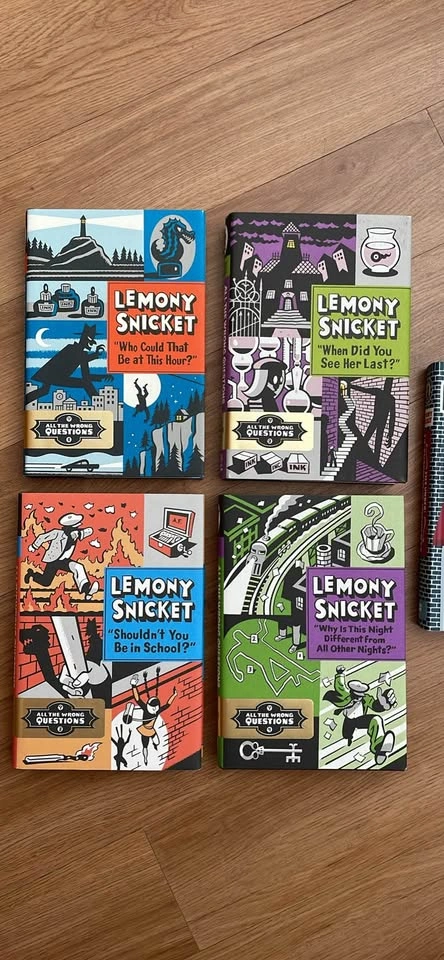 5 Book Set — Lemony Snicket All The Wrong Questions Series - photo 2