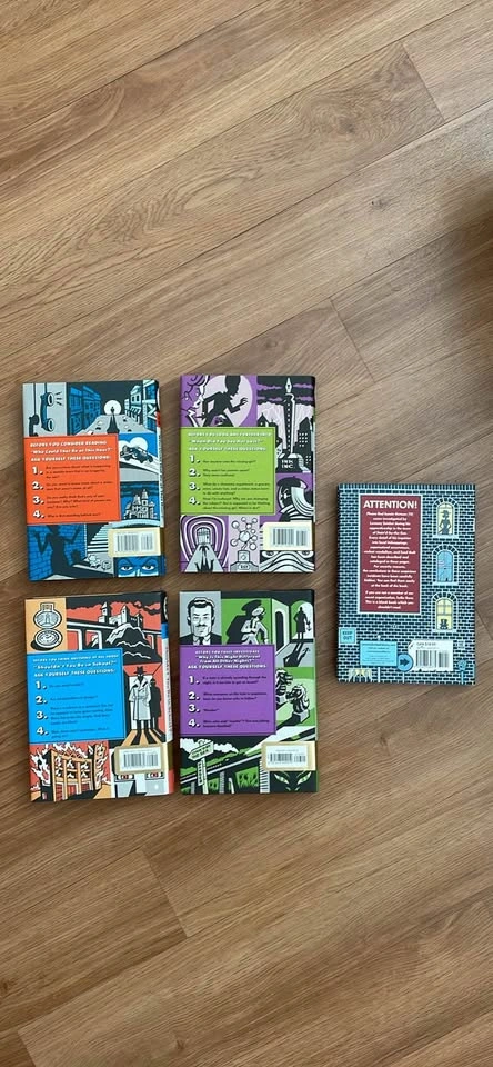 5 Book Set — Lemony Snicket All The Wrong Questions Series - photo 3