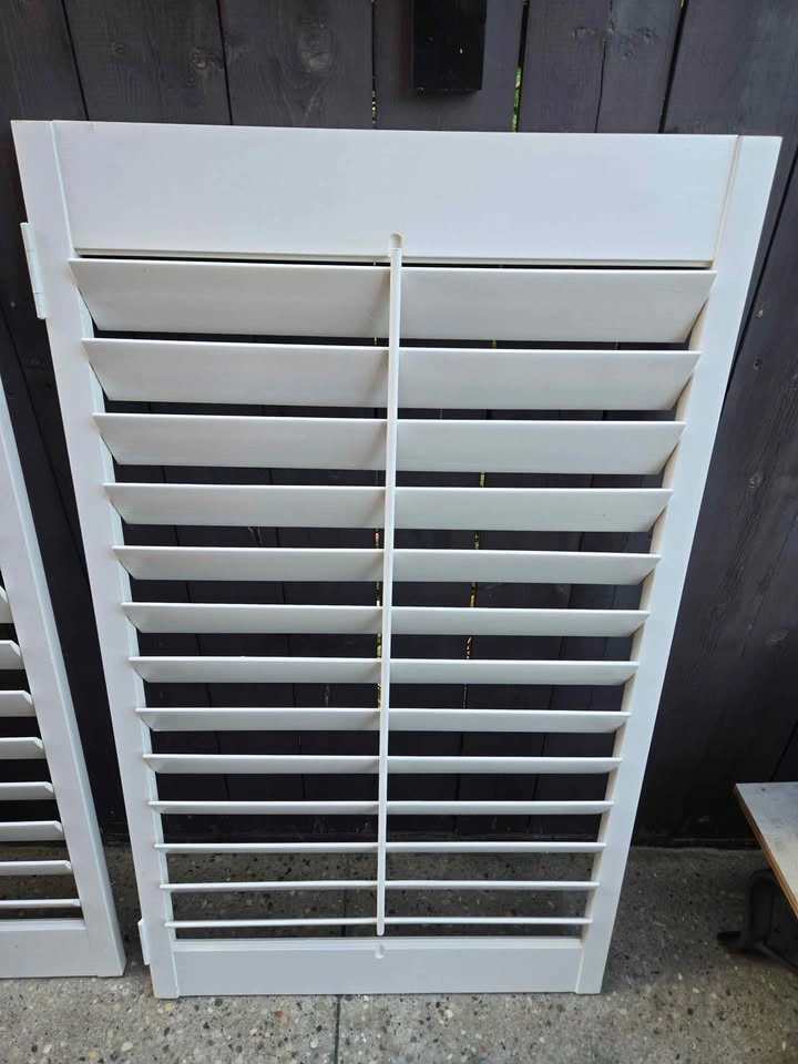 White Wooden Blinds - photo 2