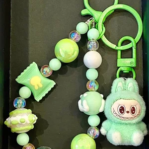 Cute Labubu Keychain - green