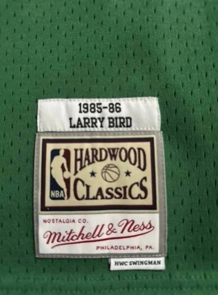 Small Larry Bird Celtics Chinese New Year Mitchell & Ness Jersey - photo 2
