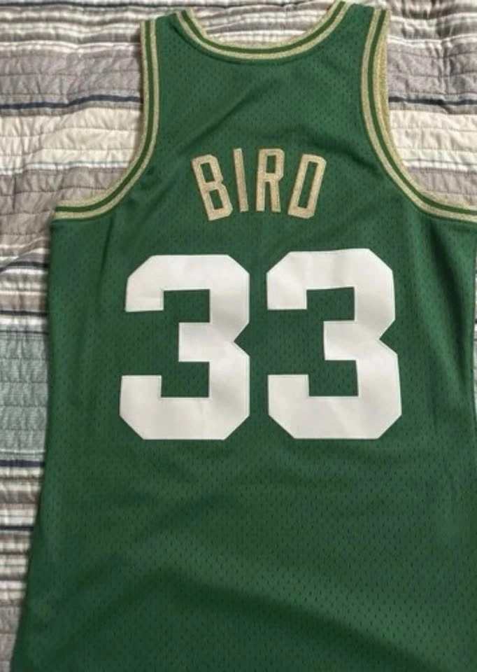 Small Larry Bird Celtics Chinese New Year Mitchell & Ness Jersey - photo 4