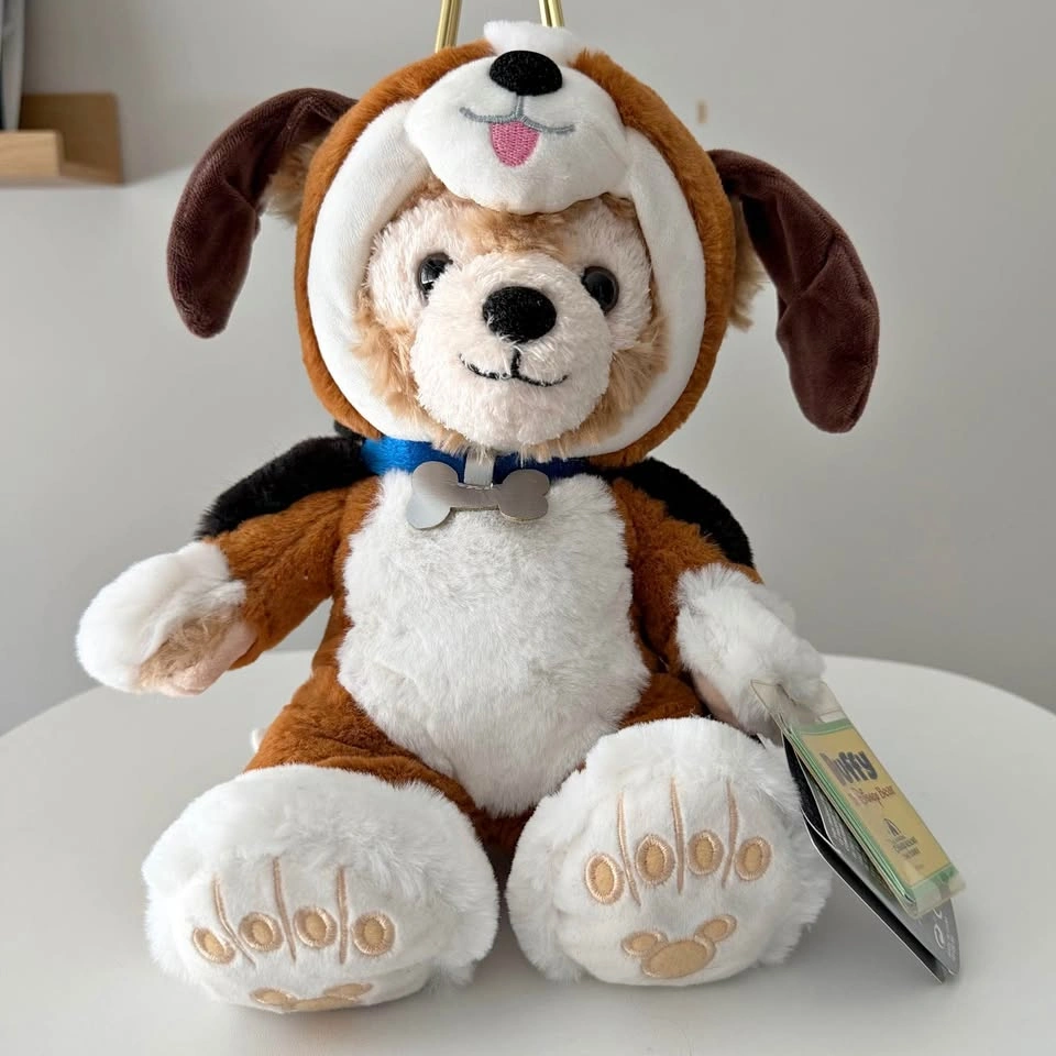 RARE Duffy the Disney Bear Plush dressed as a Dog