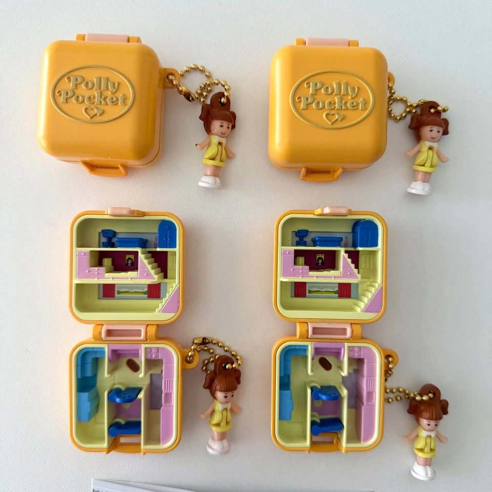 Orange Polly Pocket Bag Charm Bandai Gachapon - photo 2