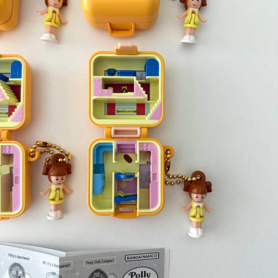Orange Polly Pocket Bag Charm Bandai Gachapon - photo 3