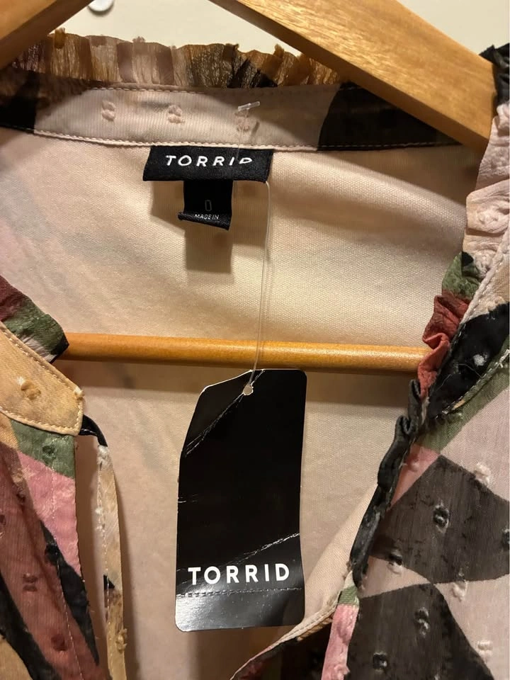 NWT Torrid Floral Dress size 0 (XL) - photo 3