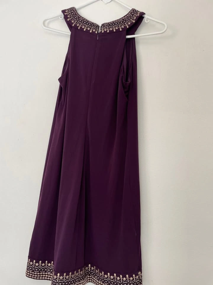 Purple Embroyded Le Chateau Dress - photo 2
