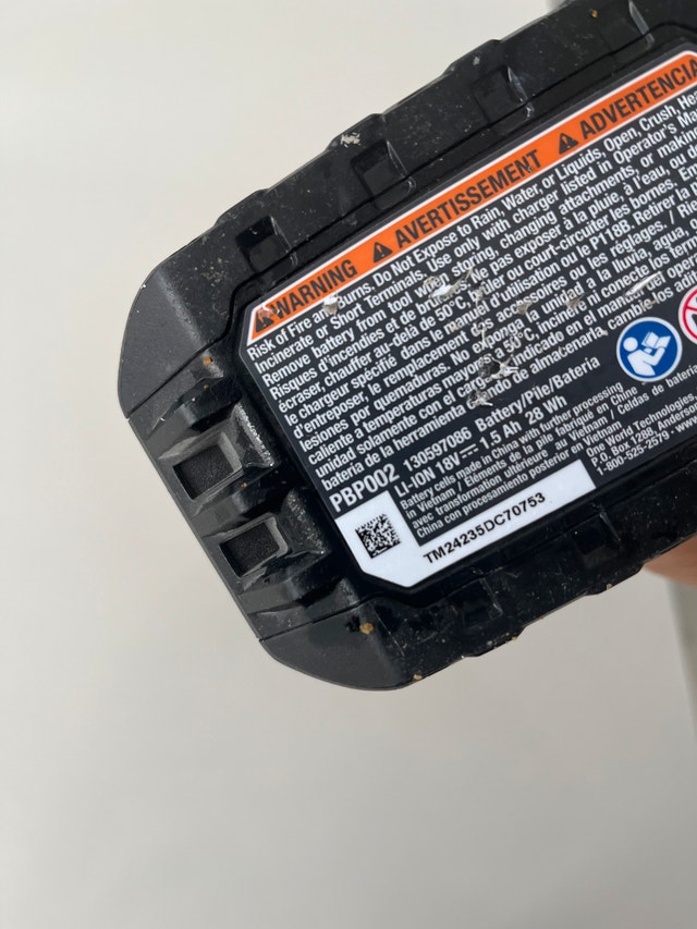 Ryobi 18v lithium 1.5Ah drill with battery and charger - photo 3