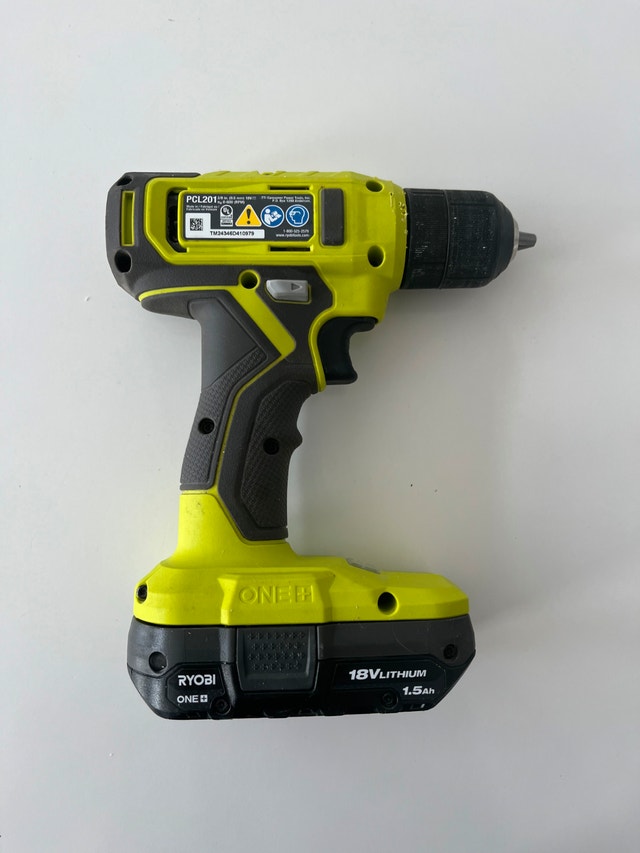 Ryobi 18v lithium 1.5Ah drill with battery and charger - photo 4
