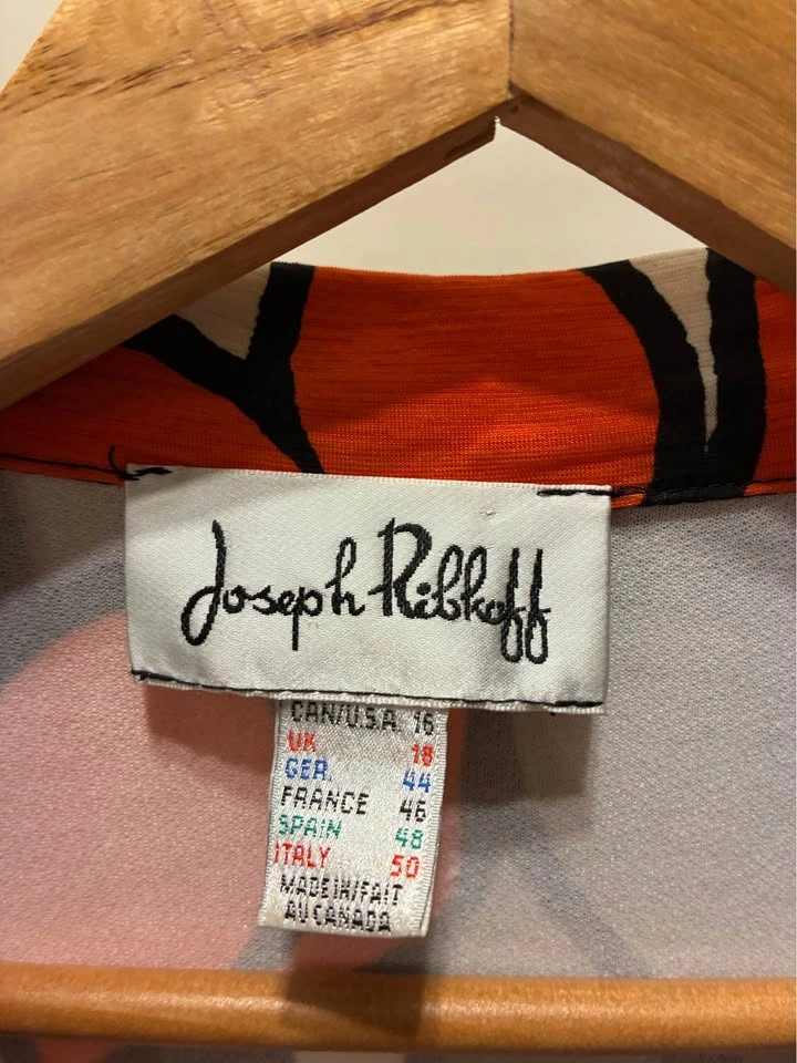 Joseph Ribkoff Geometric Blazer size 16 - photo 2