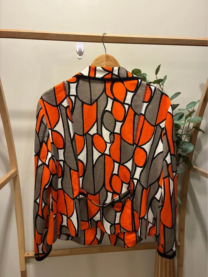 Joseph Ribkoff Geometric Blazer size 16 - photo 4