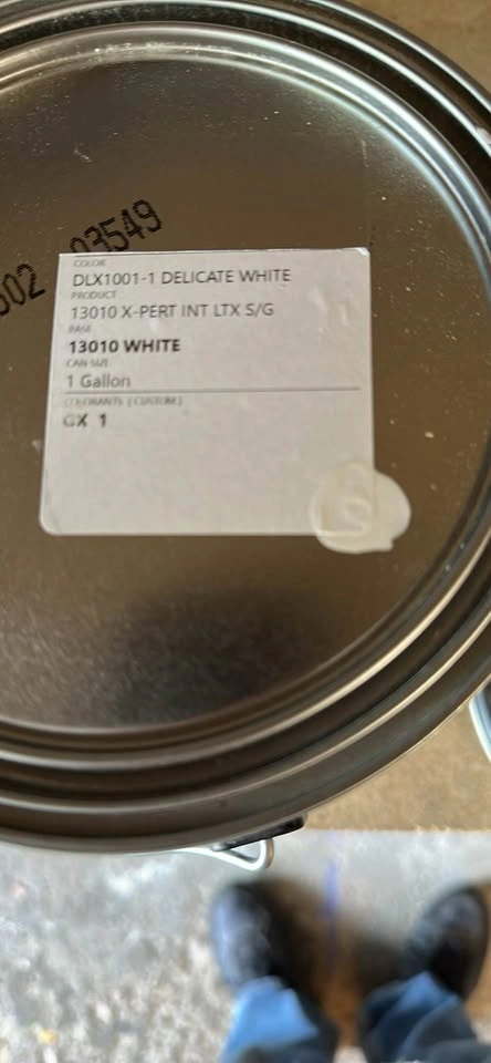 Paint New 2 Full Gallons Latex Semi Gloss - Delicate White - photo 2