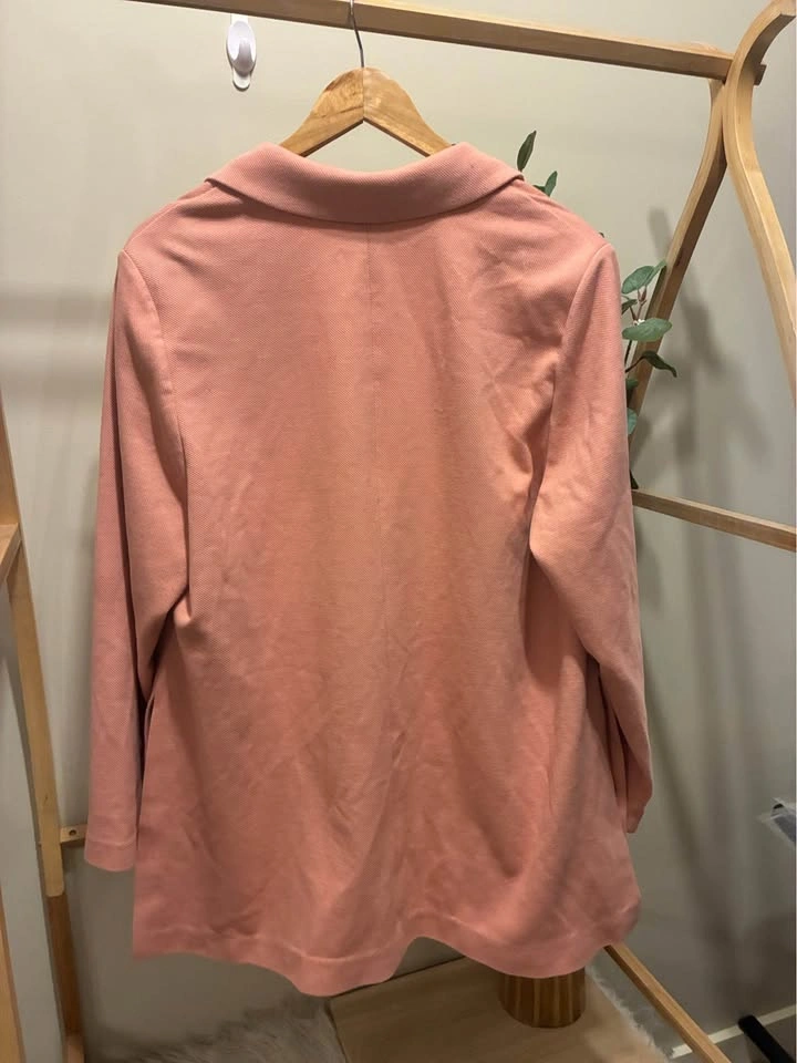 Addition Elle Oversized Pink Blazer size 20 - photo 4