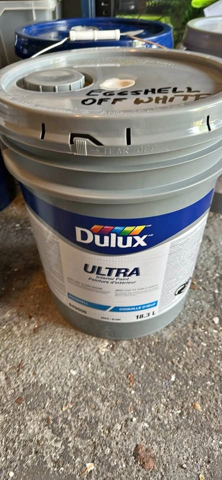 Paint New Full Pail Dulux Ultra Latex Eggshell - Off White