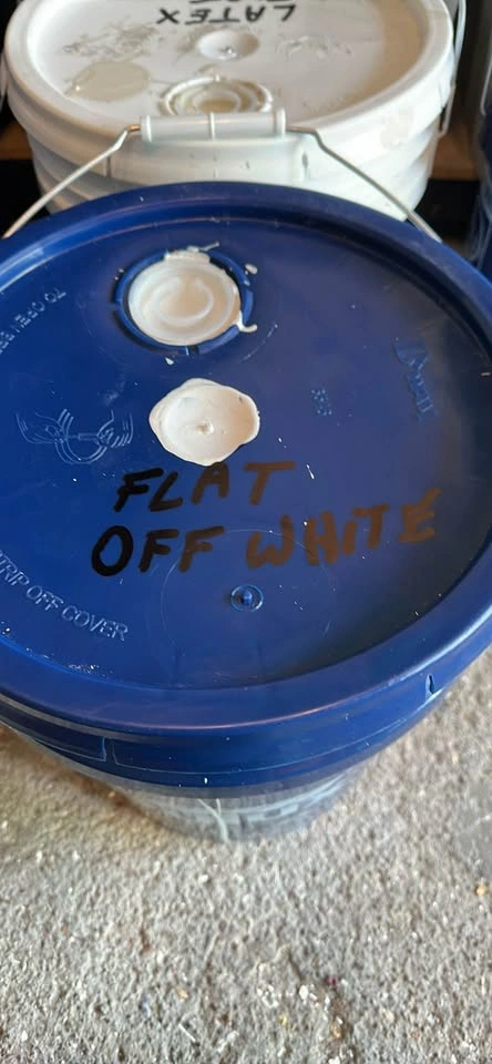 Paint Full Pail Latex Flat - Off White - photo 2