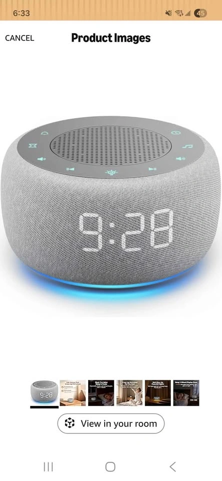 Sound Machine Night Light Alarm Clock - photo 5