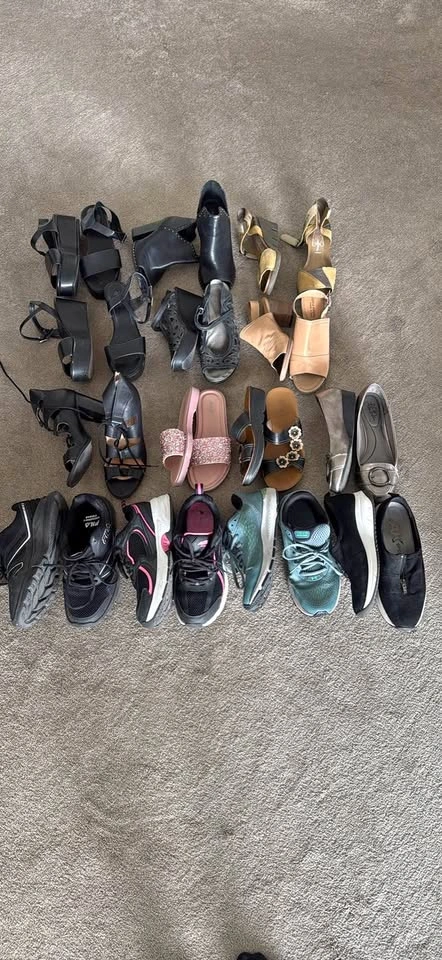 Ladies shoes size 7 1/2-8 $10 each
