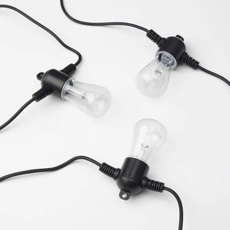 KASTTÅG LED string light with 24 lights, black/outdoor - photo 3