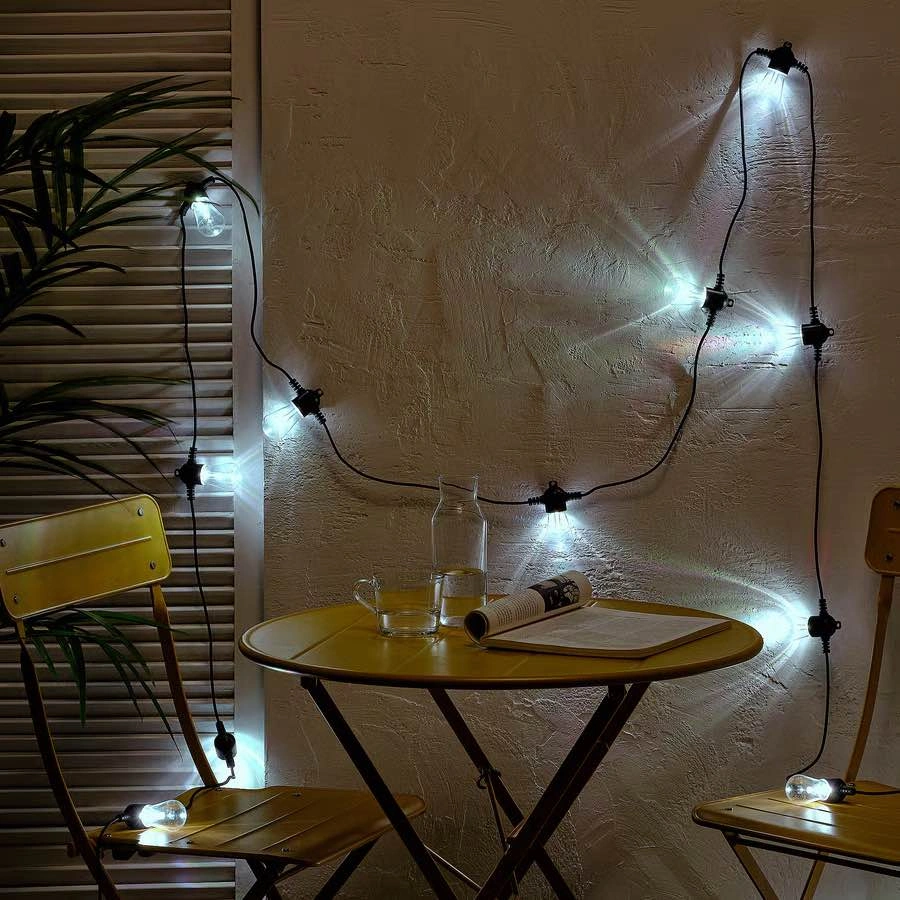 KASTTÅG LED string light with 24 lights, black/outdoor - photo 5
