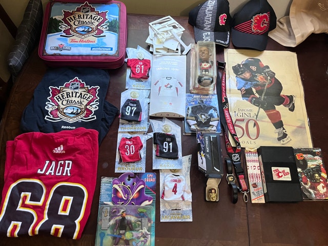 Calgary Flames Collectibles - Must Go, All Offers Accepted