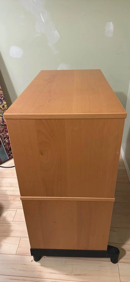 IKEA 2 Drawer Wood Grain Lateral Filing Cabinet - photo 5