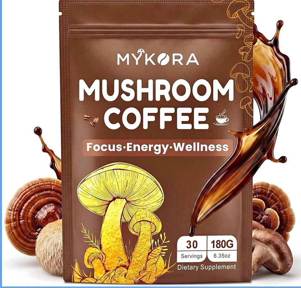 MYKORA Mushroom Coffee Focus Energy Wellness 30 Servings