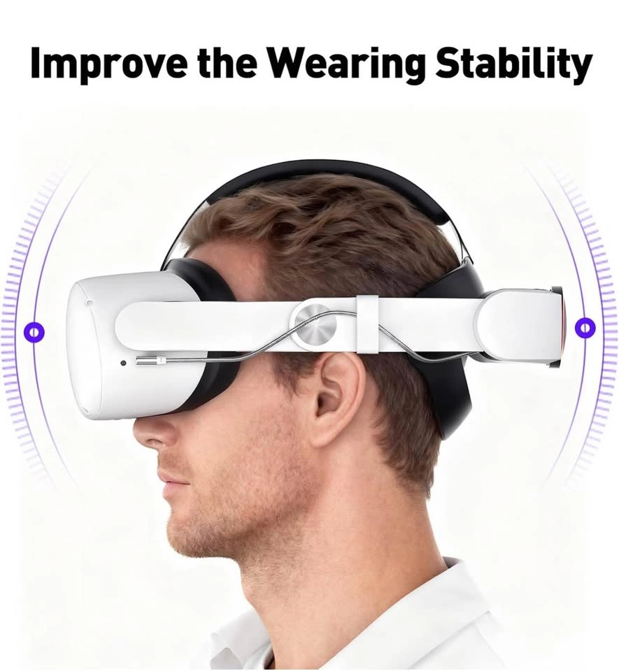 RGB Head Strap for Meta Quest 2 with 10000mAh Battery - photo 5