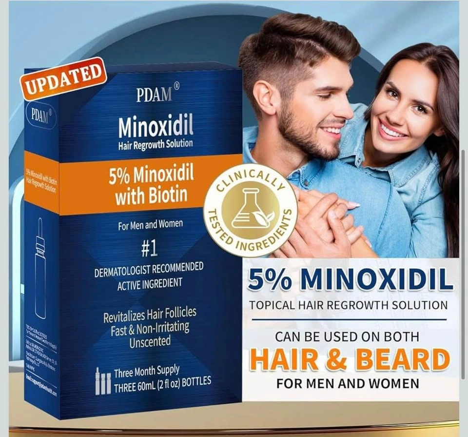 Minoxidil 5% Hair Growth Serum for Men and Women - photo 4