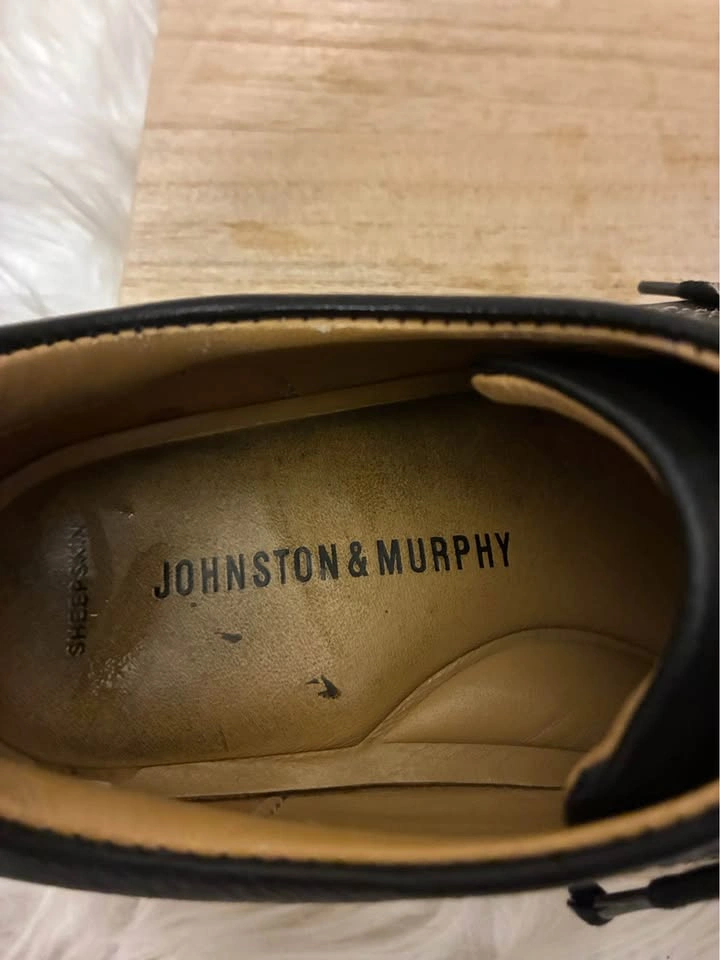 Johnson & Murphy 100% Leather shoes size 8.5 - photo 2