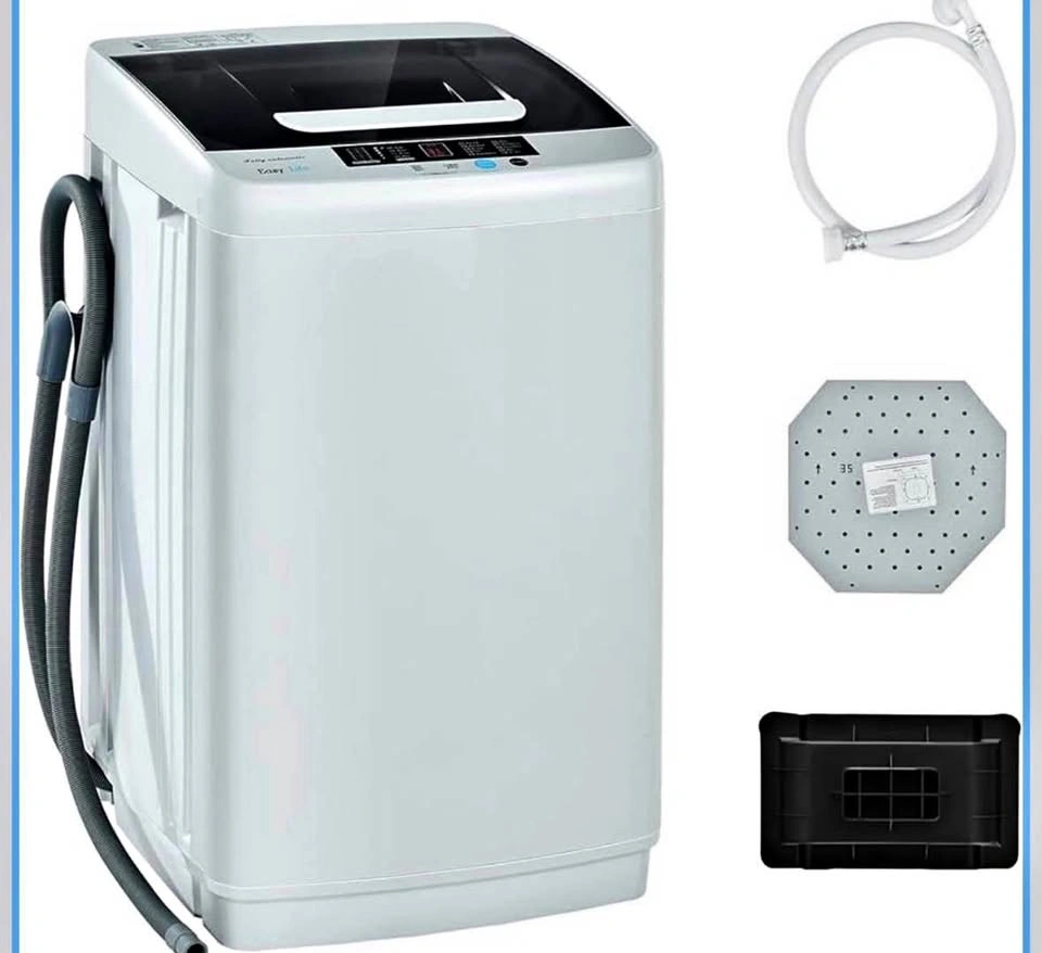COSTWAY Portable Washing Machine, 2-in-1 Washer/Spin Combo