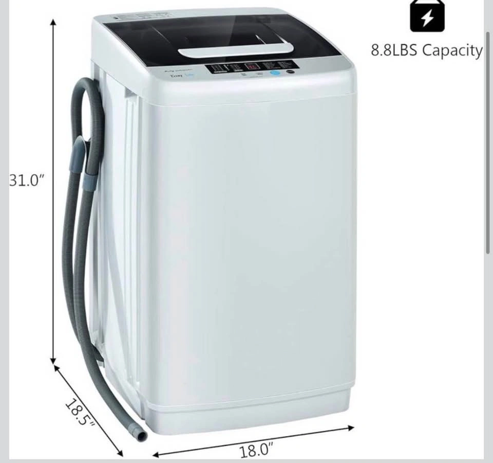 COSTWAY Portable Washing Machine, 2-in-1 Washer/Spin Combo - photo 5