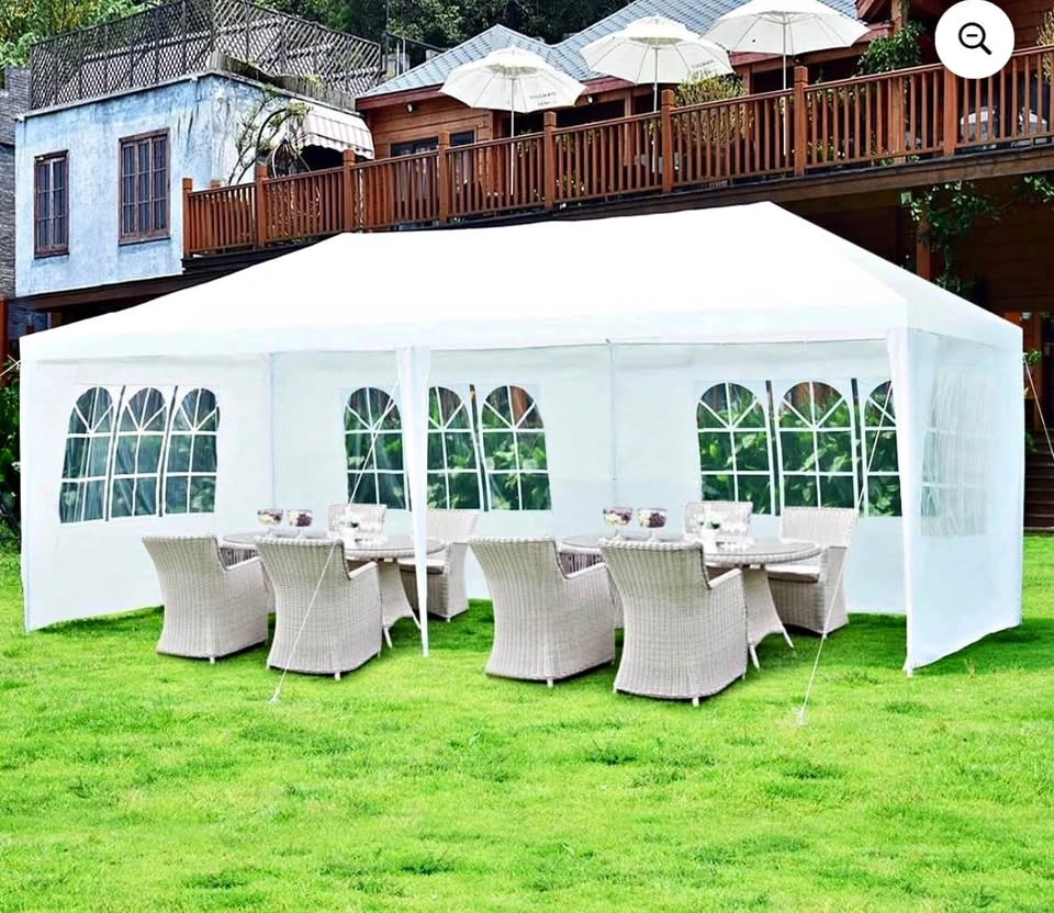 Costway 10'x20' Canopy Tent Heavy Duty Wedding Party Tent