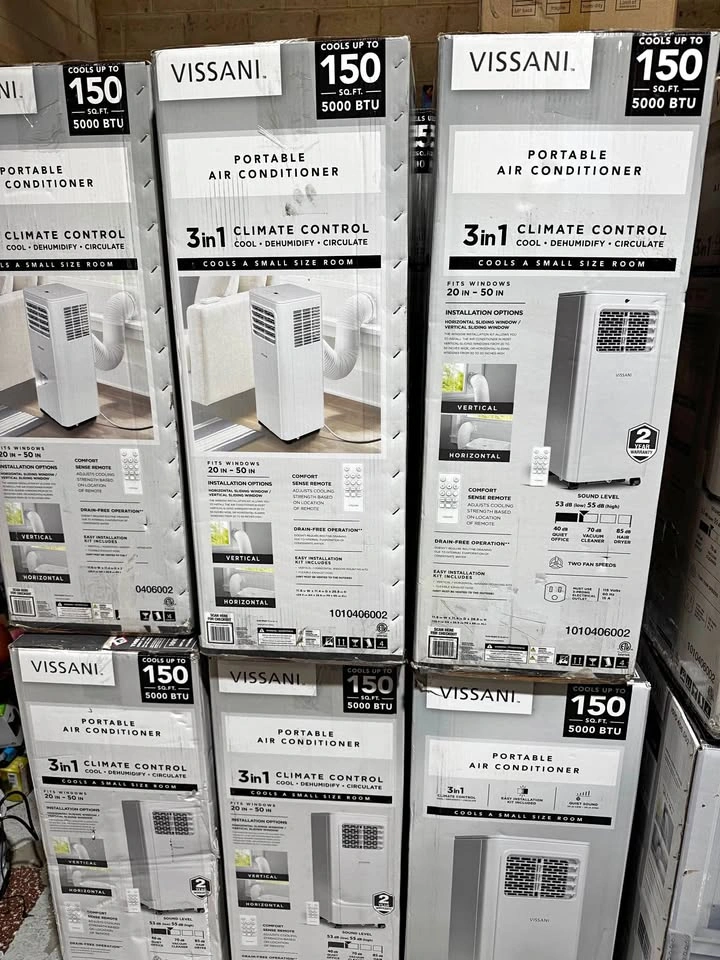 VISSANI 8,500 BTU Portable Air Conditioner