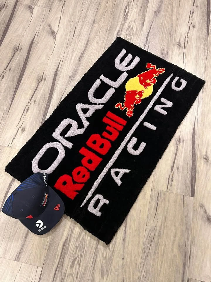 Handmade Oracle Red Bull Racing Rug – 35” × 20” - photo 2