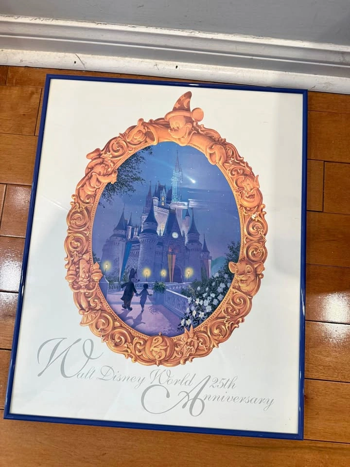 Disney Walt Disney World 25th Anniversary framed print