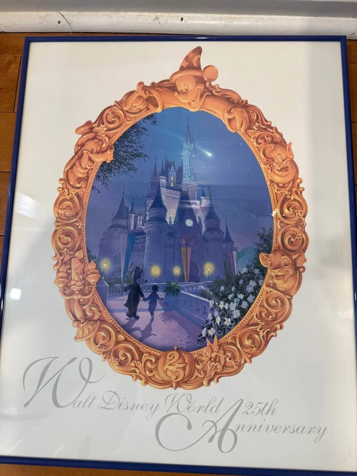 Disney Walt Disney World 25th Anniversary framed print - photo 2