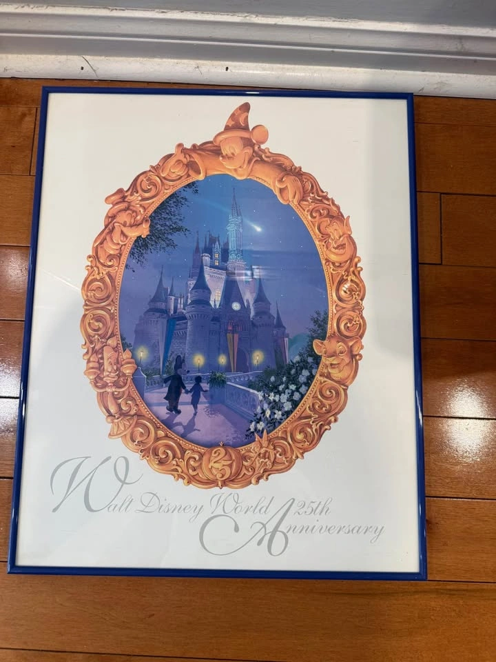 Disney Walt Disney World 25th Anniversary framed print - photo 3