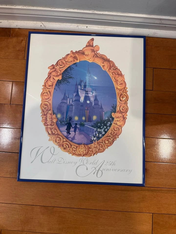 Disney Walt Disney World 25th Anniversary framed print - photo 4