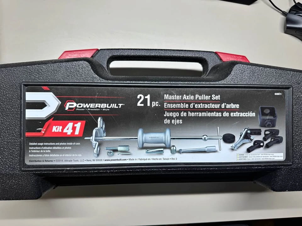 Axle puller kit