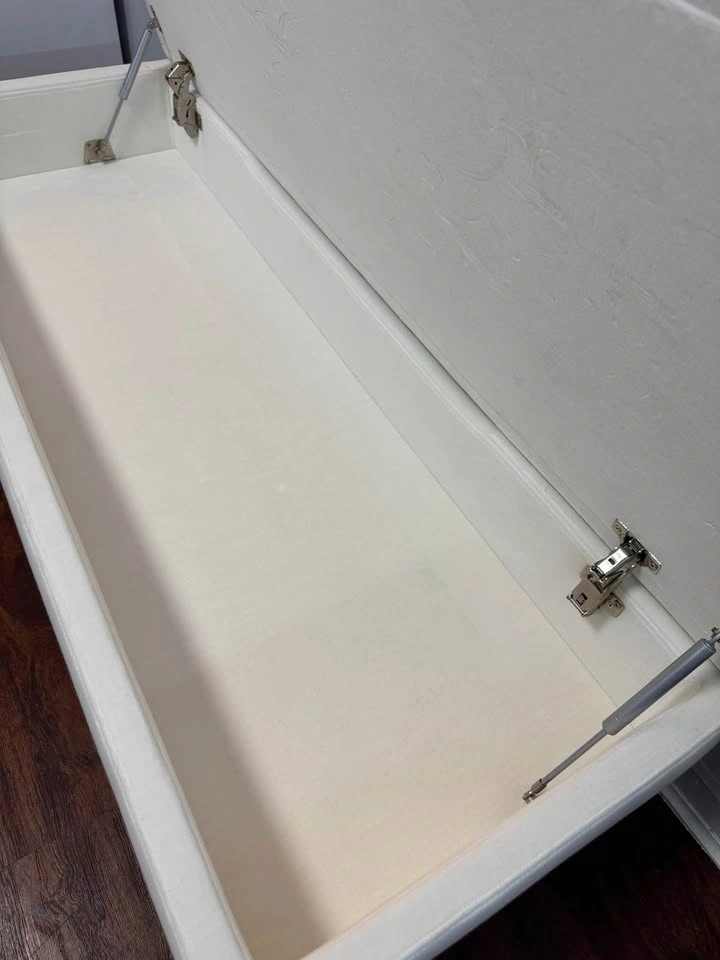 RH Restoration Hardware Upholstered Storage Bench - photo 3