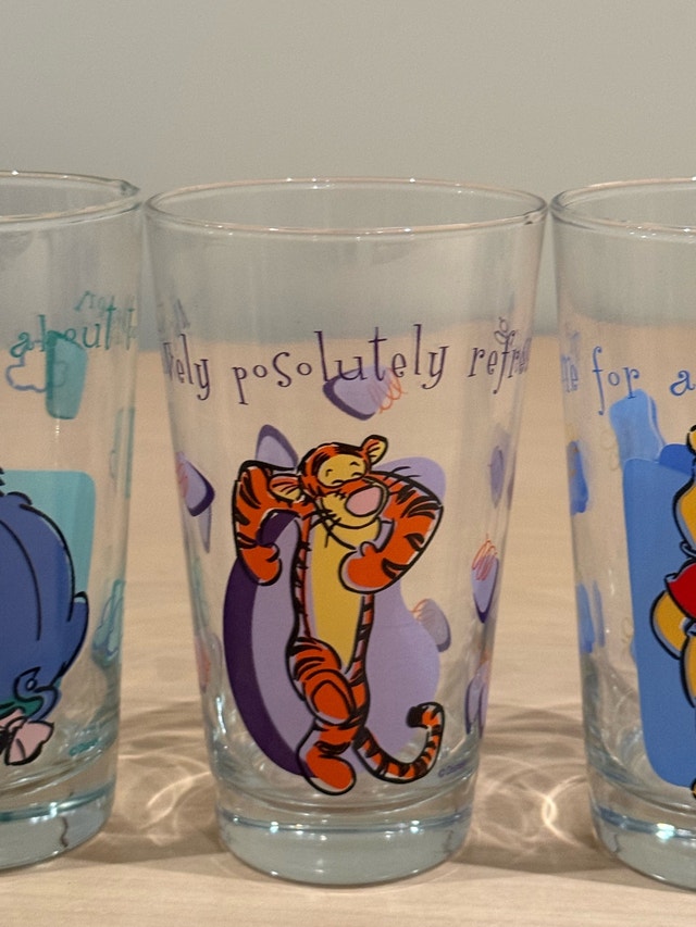 Disney Winnie the Pooh Drinking Glasses Set of 5 - photo 4