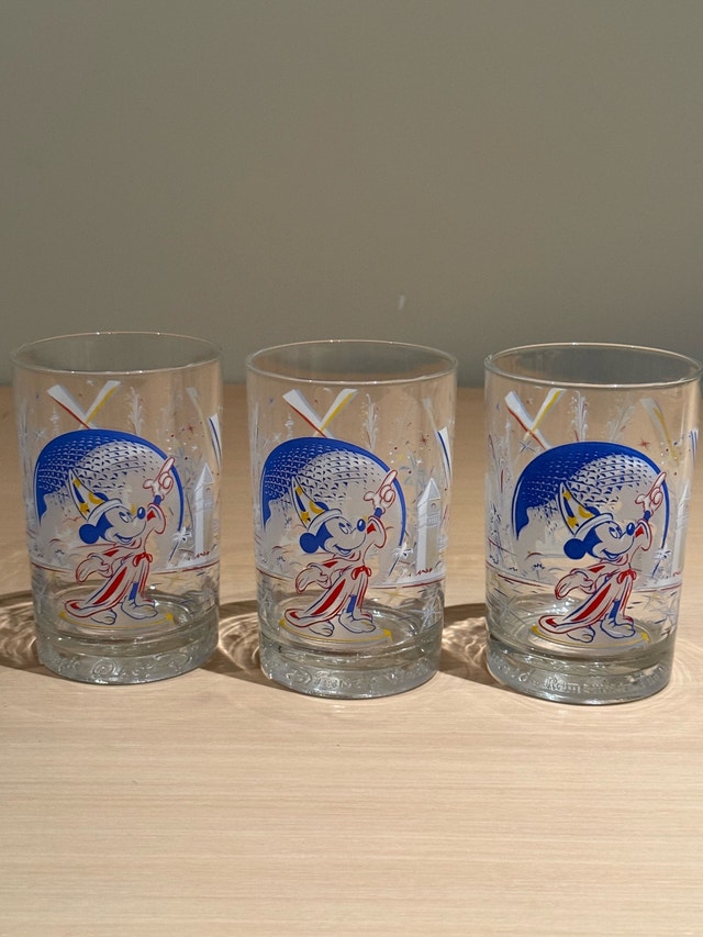 Disney Remember the Magic 25th Anniversary Glass Set of 7 - photo 2