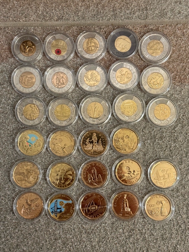 Canadian Loonie & Toonie Coin Collection