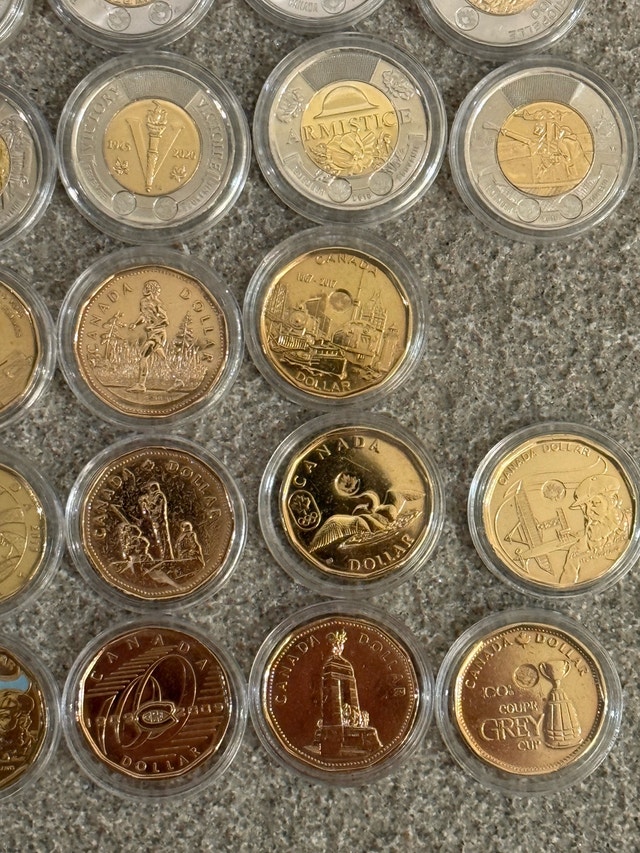 Canadian Loonie & Toonie Coin Collection - photo 2