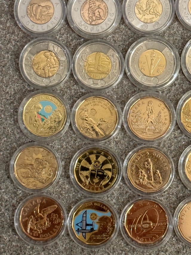 Canadian Loonie & Toonie Coin Collection - photo 3
