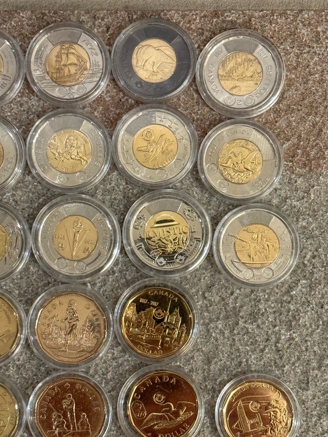 Canadian Loonie & Toonie Coin Collection - photo 5