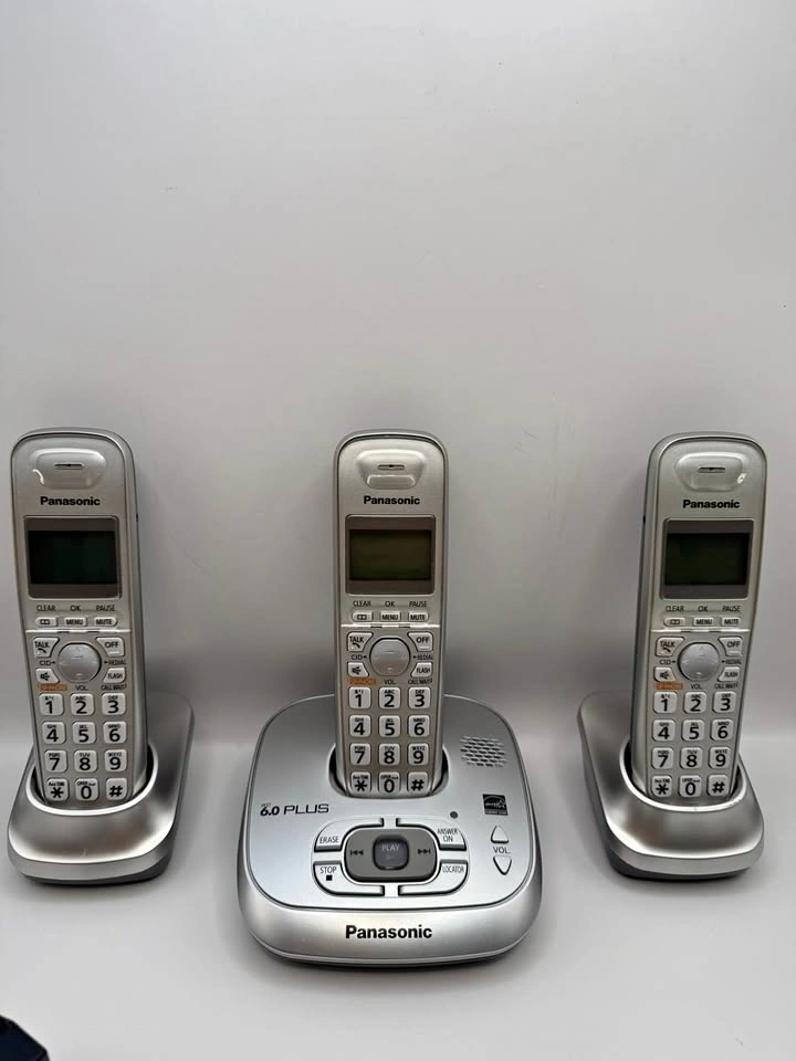 Panasonic Cordless Home Phone System w/ 3 Handsets