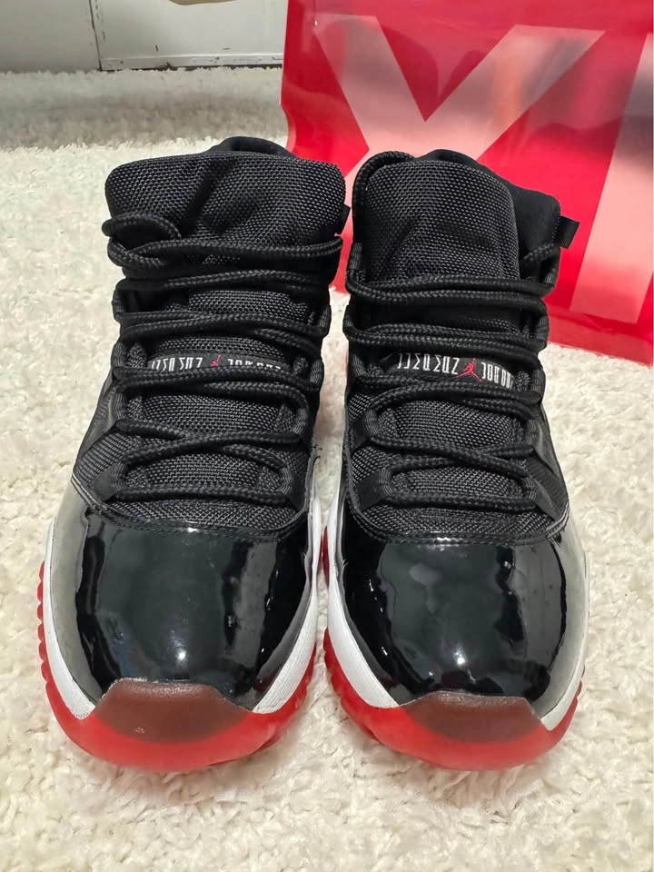 Air Jordan 11 Retro Bred Size 8.5 OG Box - photo 2