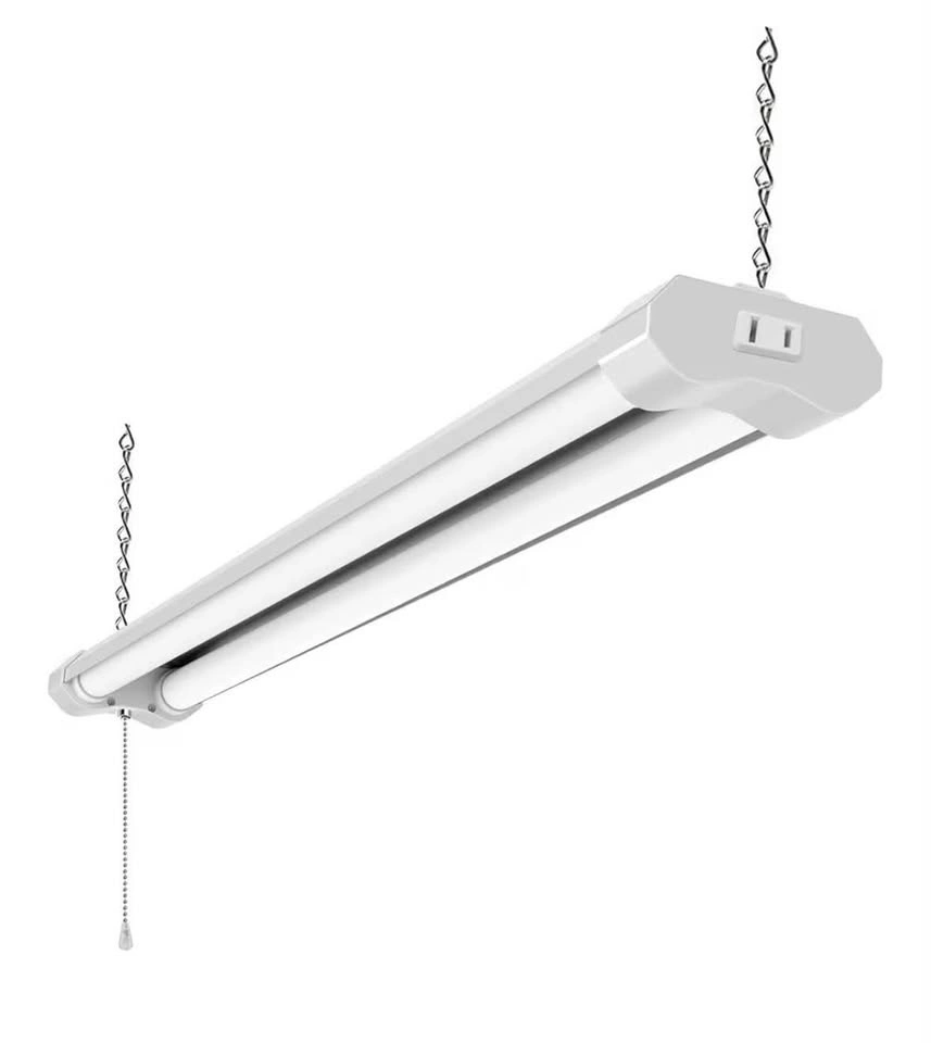 4FT Linkable LED Shop Light 4500LM 40W 5000K with Pull Chain - photo 5