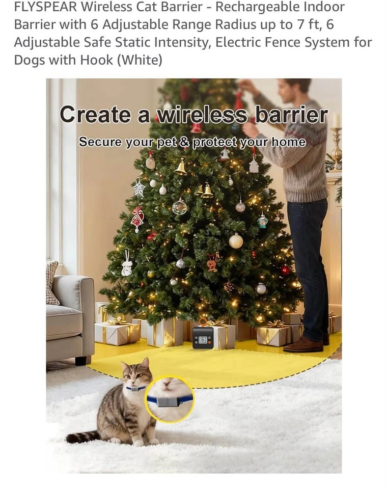 FLYSPEAR Wireless Cat Barrier - Rechargeable Indoor Barrier - photo 3